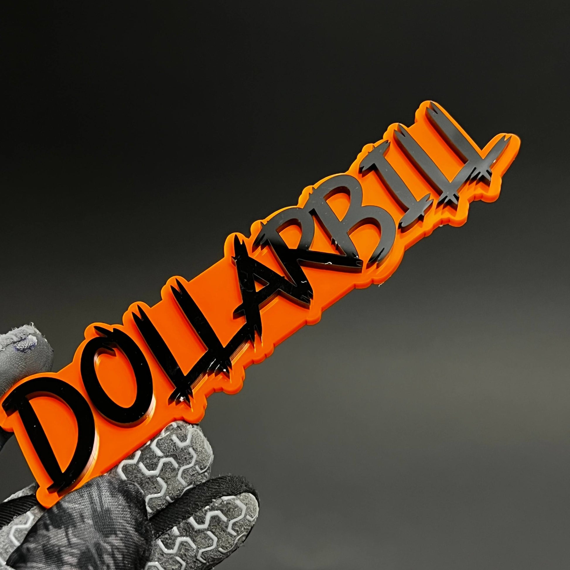 1PC DOLLARBILL 3D Acrylic Badge - Car Truck Emblem Fender Tailgate Trunk Sticker