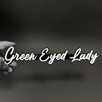 1PC Green Eyed Lady 3D Acrylic Badge - Car Truck Emblem Fender Sticker