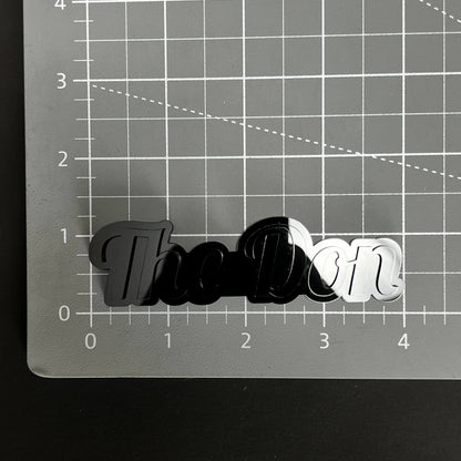 1PC The Don 3D Acrylic Badge - Car Truck Emblem Fender Tailgate Trunk Sticker