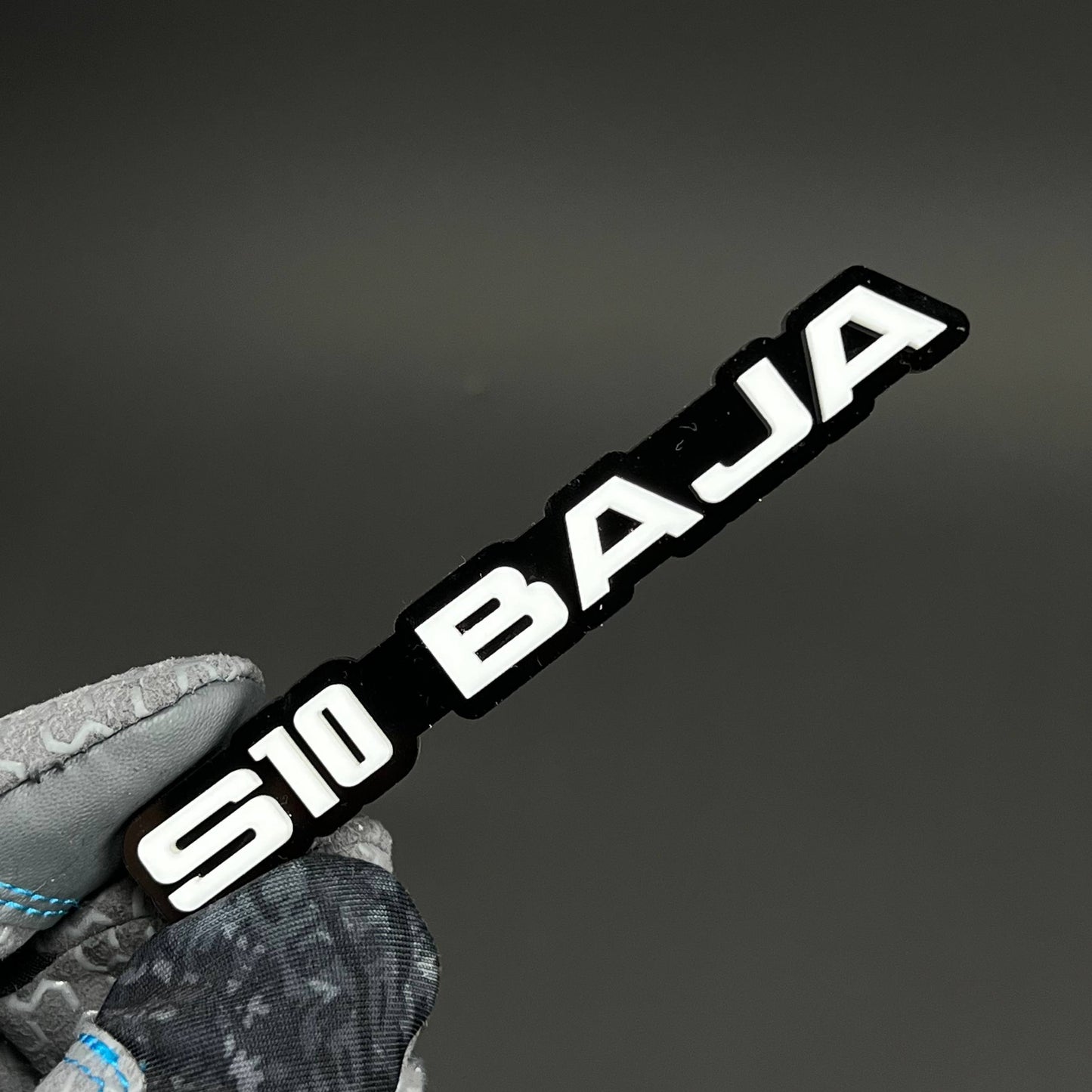 1PC S10 BAJA 3D Acrylic Badge - Car Truck Emblem Fender Tailgate Trunk Sticker