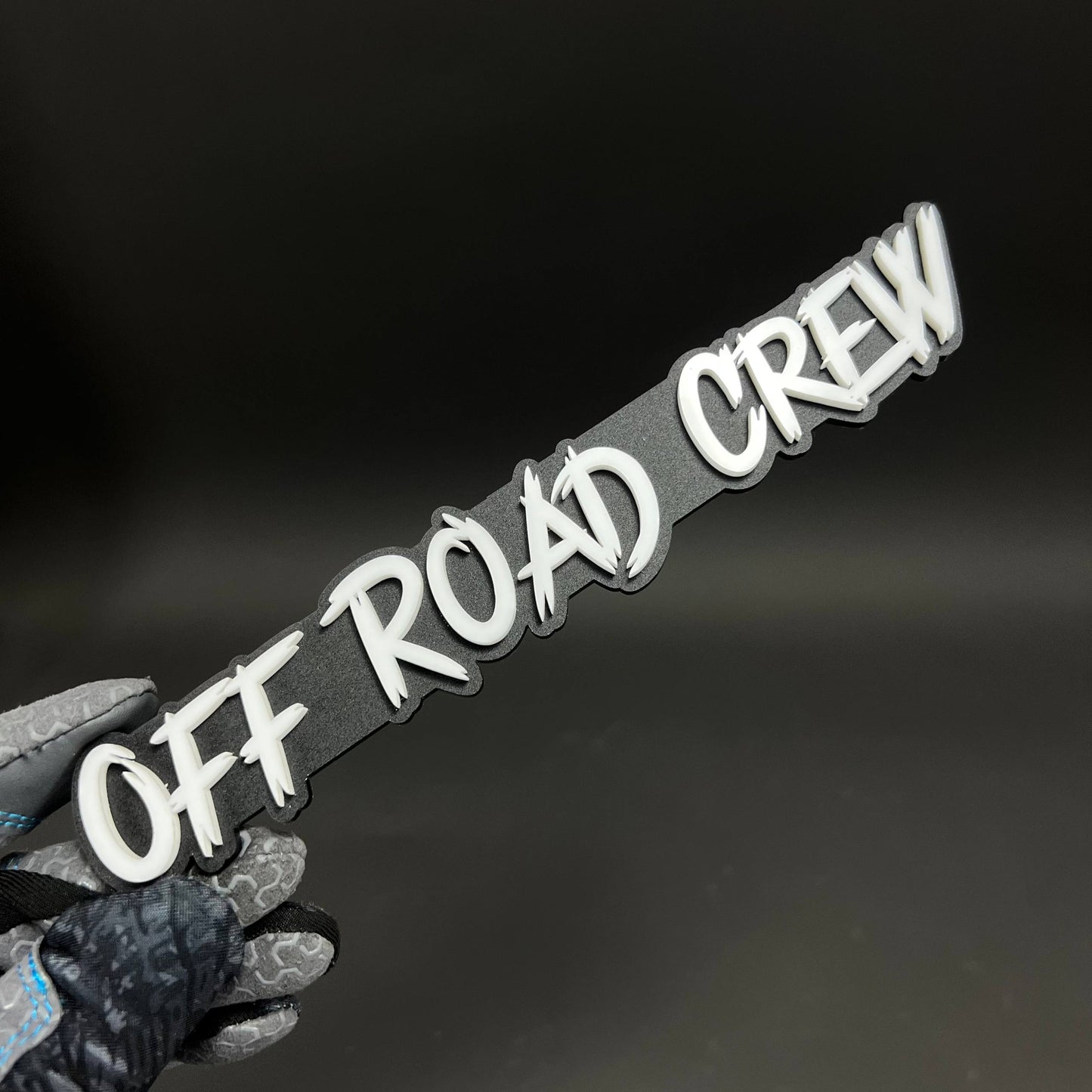 1PC OFF ROAD CREW 3D Acrylic Badge - Car Truck Emblem Fender Sticker