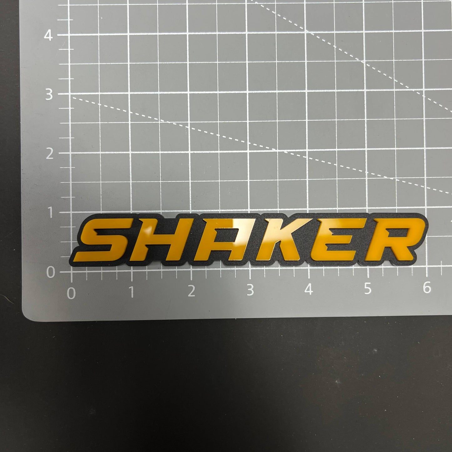 1PC SHAKER 3D Acrylic Badge - Car Truck Emblem Fender Tailgate Trunk Sticker