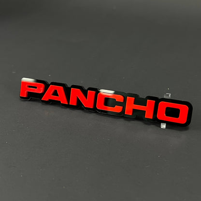 1PC PANCHO 3D Acrylic Badge - Car Truck Emblem Fender Tailgate Trunk Sticker