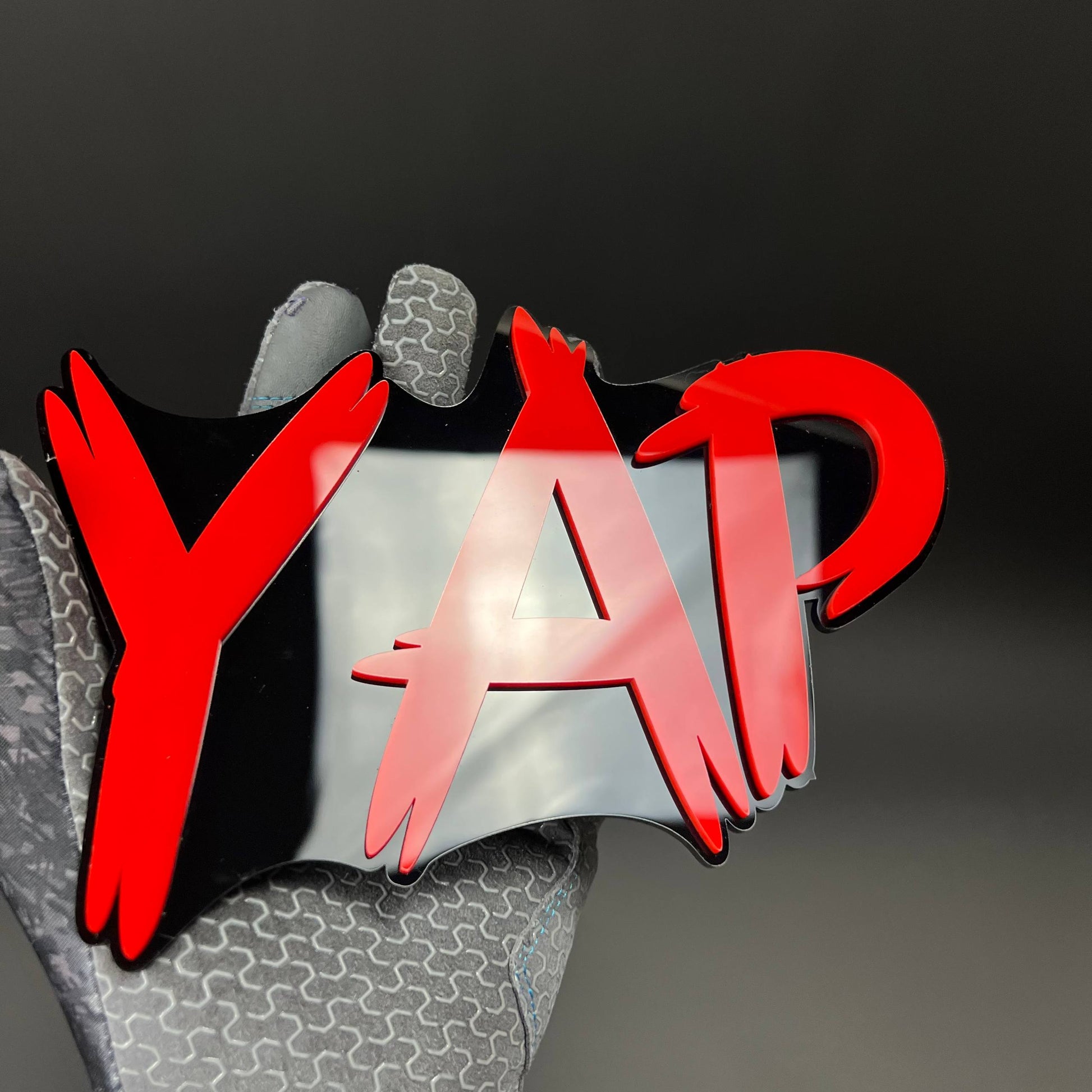1PC YAP 3D Acrylic Badge - Car Truck Emblem Fender Tailgate Trunk Sticker