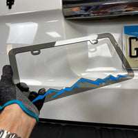 1PC Mountains 3D Acrylic Badge - Car Truck Emblem Fender Tailgate Trunk Sticker