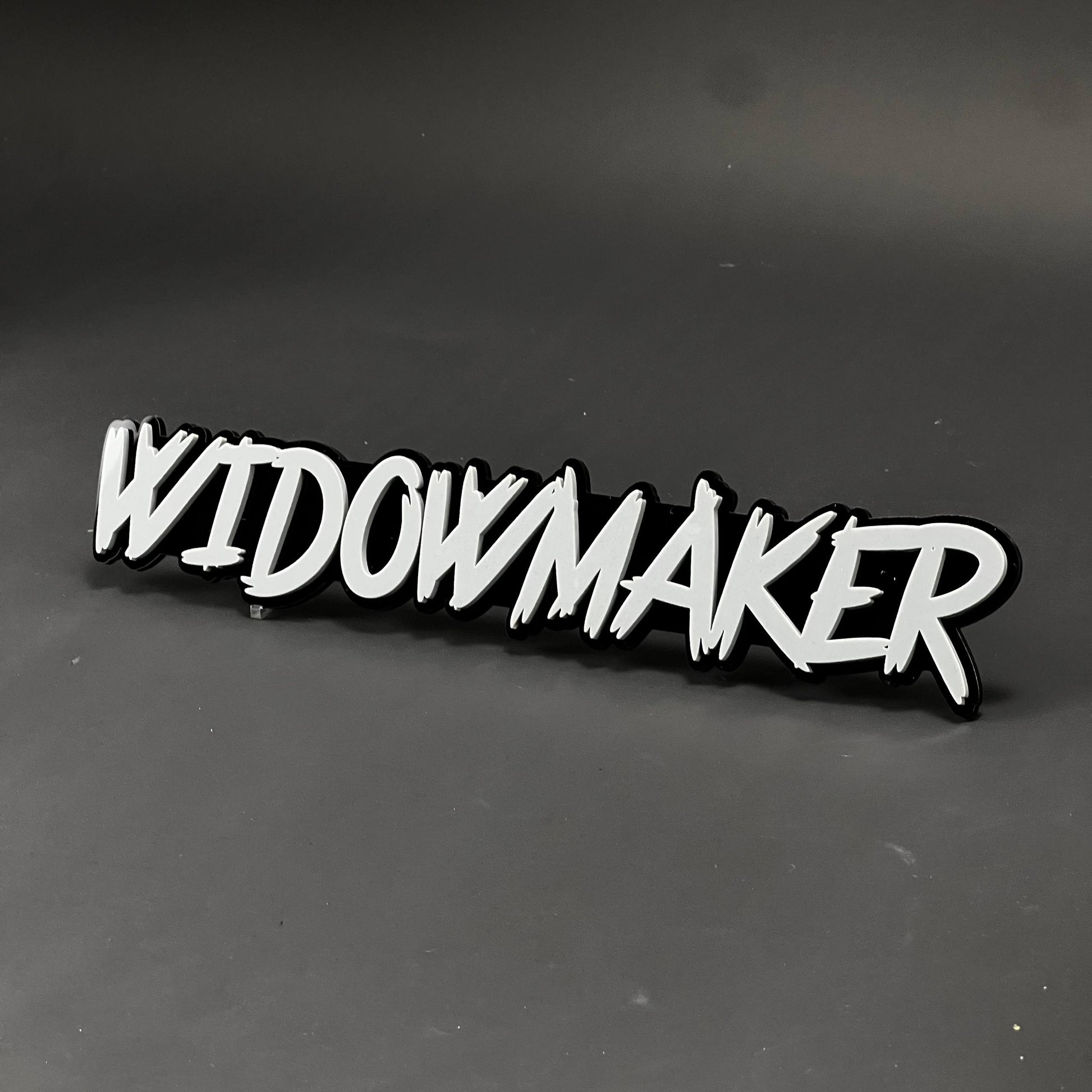 1PC WIDOWMAKER 3D Acrylic Badge - Car Truck Emblem Fender Tailgate Trunk Sticker