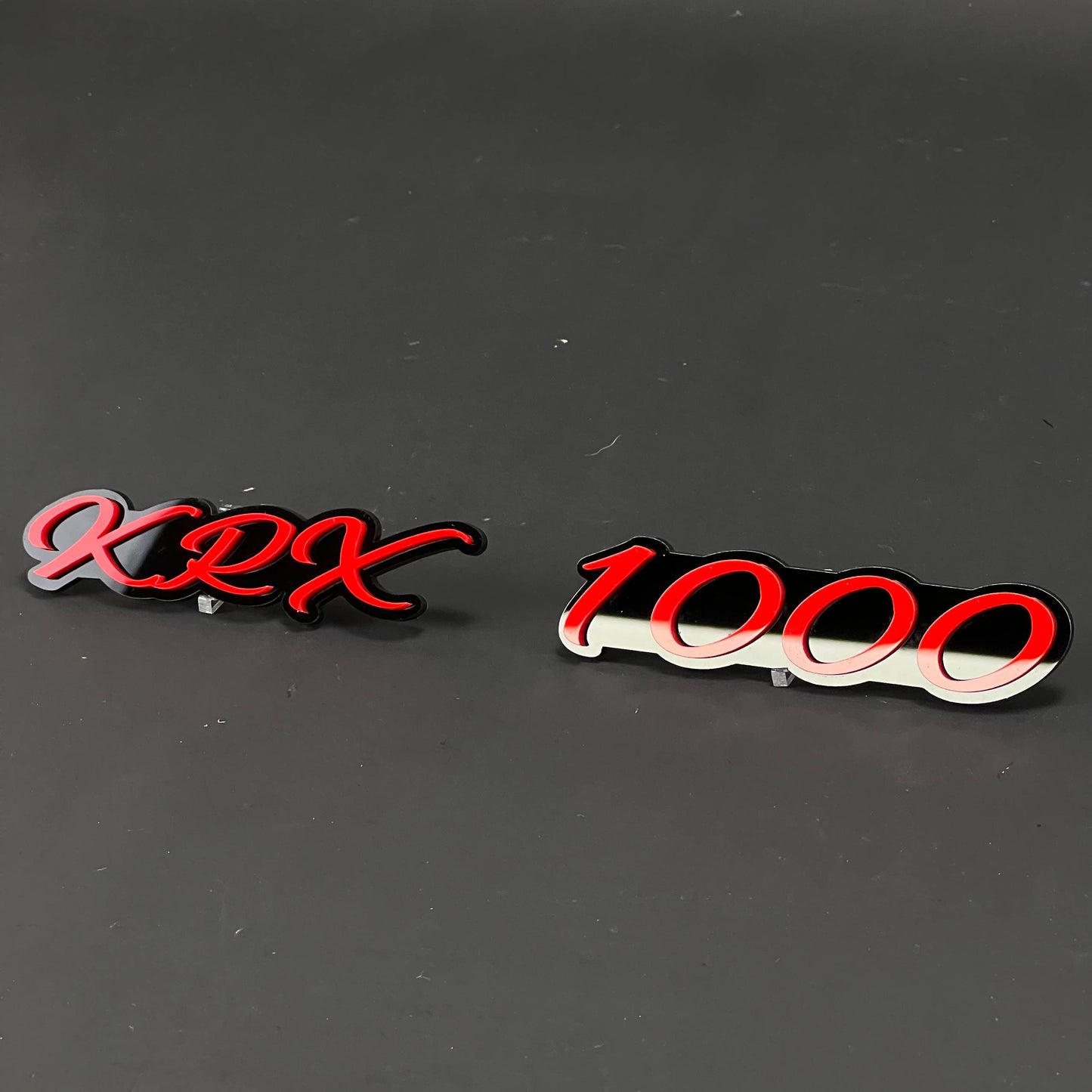 1PC KRX 1000 3D Acrylic Badge - Car Truck Emblem Fender Tailgate Trunk Sticker