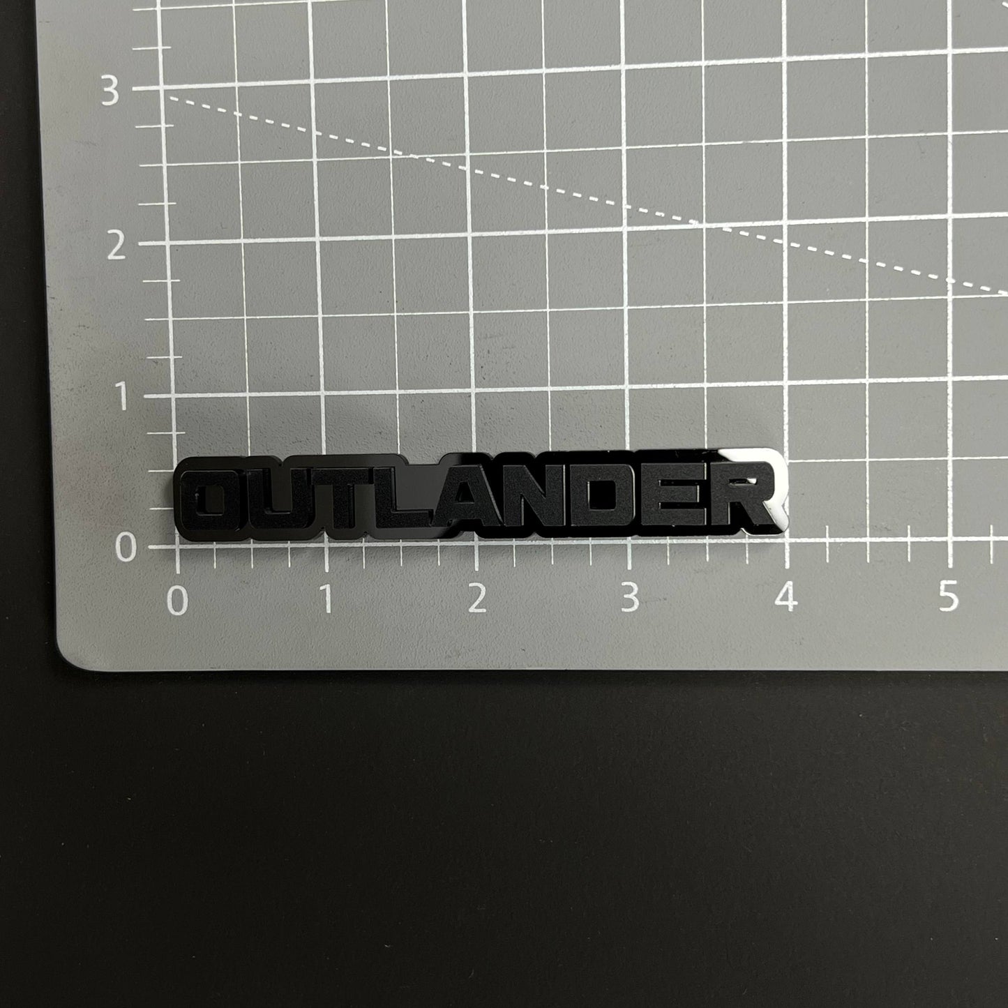 1PC OUTLANDER 3D Acrylic Badge - Car Truck Emblem Fender Tailgate Trunk Sticker