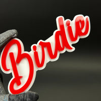 1PC Birdie 3D Acrylic Badge - Car Truck Emblem Fender Tailgate Trunk Sticker