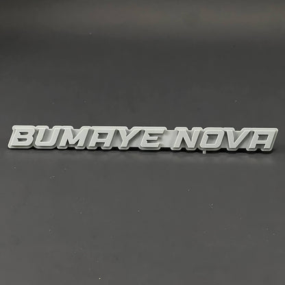 1PC BUMAYE NOVA 3D Acrylic Badge - Car Truck Emblem Fender Sticker