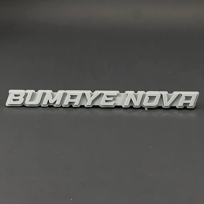 1PC BUMAYE NOVA 3D Acrylic Badge - Car Truck Emblem Fender Sticker