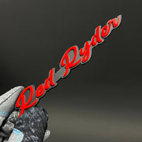 1PC Red Ryder 3D Acrylic Badge - Car Truck Emblem Fender Tailgate Trunk Sticker