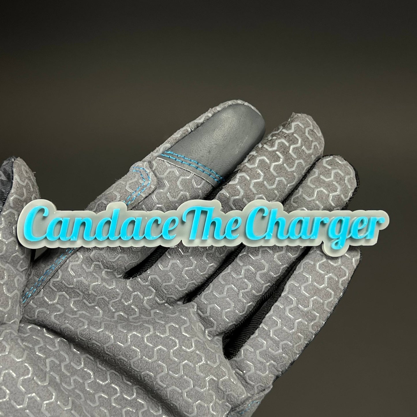 1PC Candace The Charger 3D Acrylic Badge - Car Truck Emblem Fender Sticker
