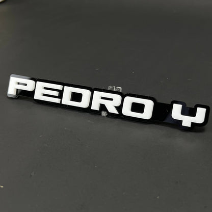 1PC PEDRO Y 3D Acrylic Badge - Car Truck Emblem Fender Tailgate Trunk Sticker