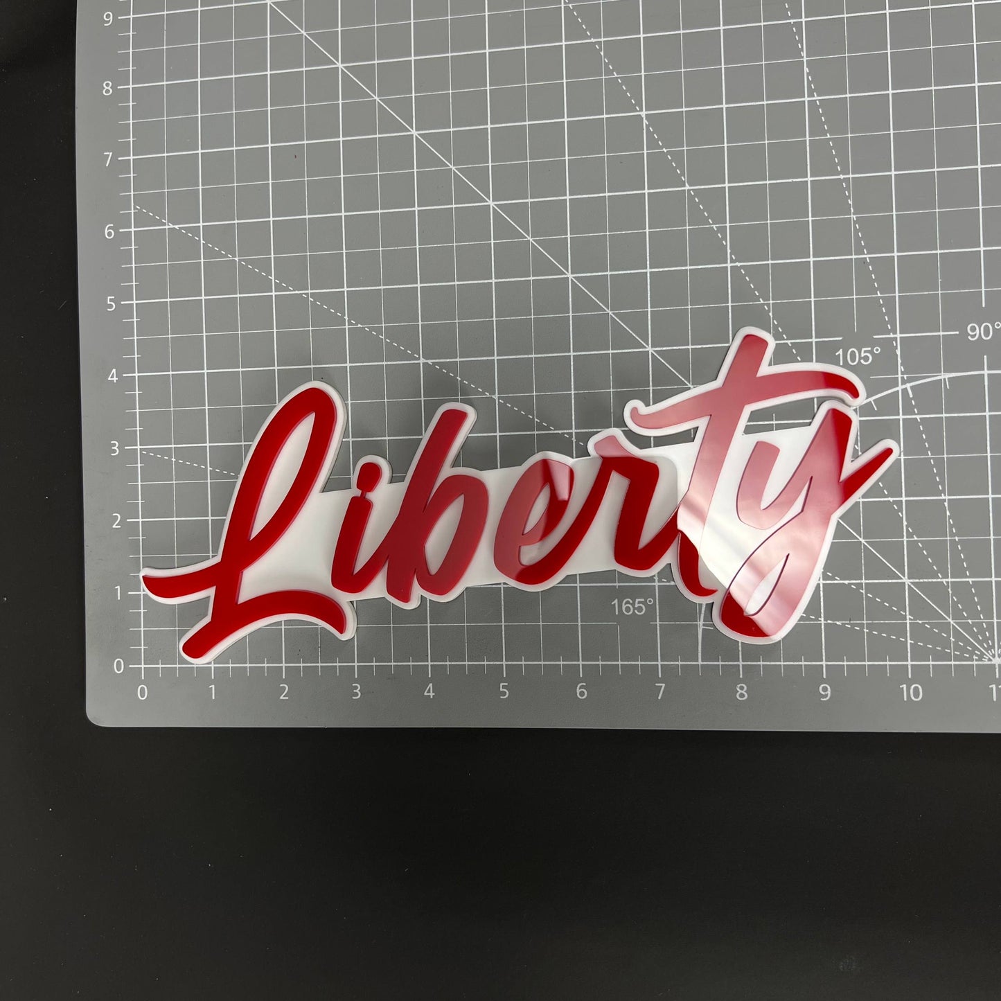 1PC Liberty 3D Acrylic Badge - Car Truck Emblem Fender Tailgate Trunk Sticker