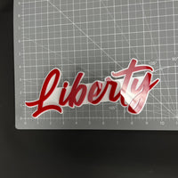 1PC Liberty 3D Acrylic Badge - Car Truck Emblem Fender Tailgate Trunk Sticker