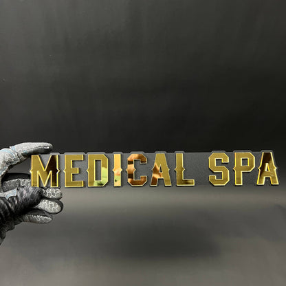 1PC MEDICAL SPA 3D Acrylic Badge - Car Truck Emblem Fender Sticker