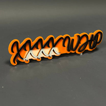 1PC XXXX WHP 3D Acrylic Badge - Car Truck Emblem Fender Tailgate Trunk Sticker