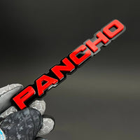 1PC PANCHO 3D Acrylic Badge - Car Truck Emblem Fender Tailgate Trunk Sticker