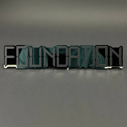 1PC FOUNDATION 3D Acrylic Badge - Car Truck Emblem Fender Tailgate Trunk Sticker