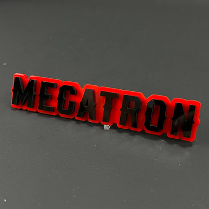 1PC MEGATRON 3D Acrylic Badge - Car Truck Emblem Fender Tailgate Trunk Sticker