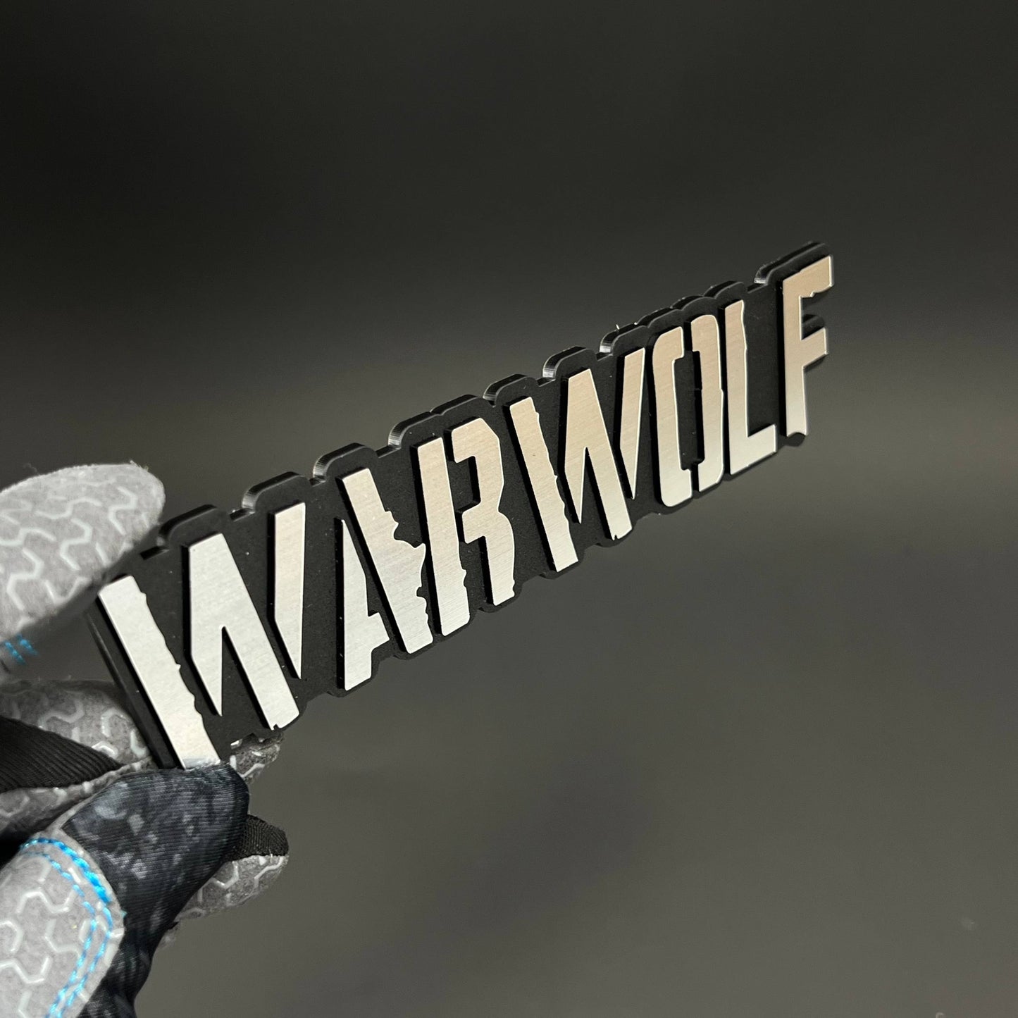 1PC WARWOLF 3D Acrylic Badge - Car Truck Emblem Fender Tailgate Trunk Sticker