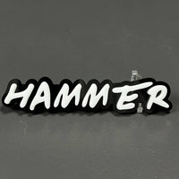 1PC HAMMER 3D Acrylic Badge - Car Truck Emblem Fender Tailgate Trunk Sticker
