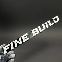 1PC FINE BUILD 3D Acrylic Badge - Car Truck Emblem Fender Tailgate Trunk Sticker