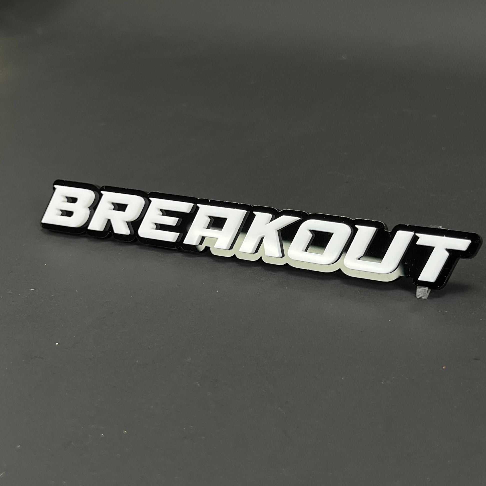 1PC BREAKOUT 3D Acrylic Badge - Car Truck Emblem Fender Tailgate Trunk Sticker