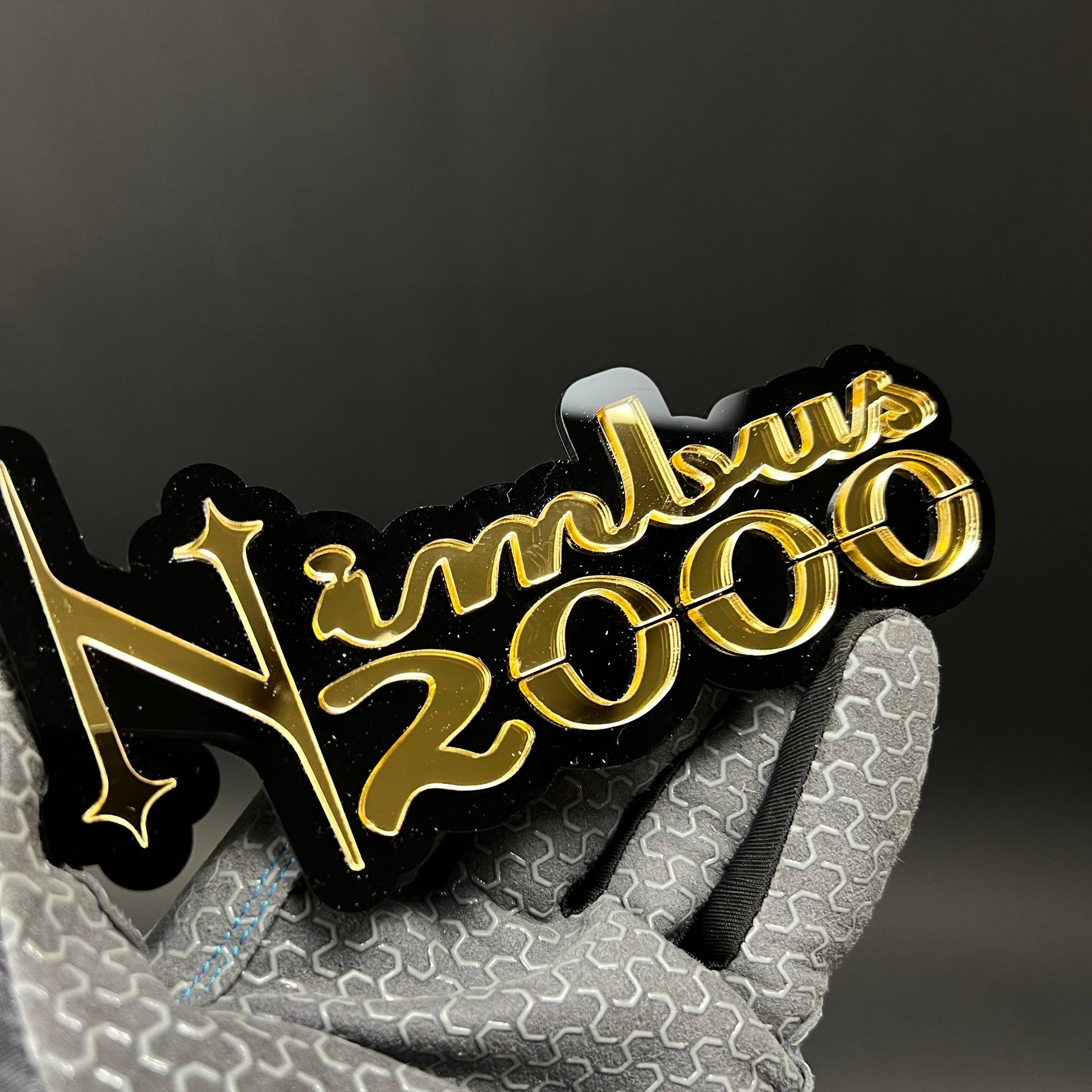 1PC Nimbus 2000 3D Acrylic Badge - Car Truck Emblem Fender Sticker