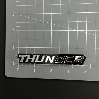 1PC THUNDER 3D Acrylic Badge - Car Truck Emblem Fender Tailgate Trunk Sticker