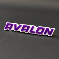 1PC AVALON 3D Acrylic Badge - Car Truck Emblem Fender Tailgate Trunk Sticker