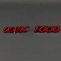 1PC KRX 1000 3D Acrylic Badge - Car Truck Emblem Fender Tailgate Trunk Sticker