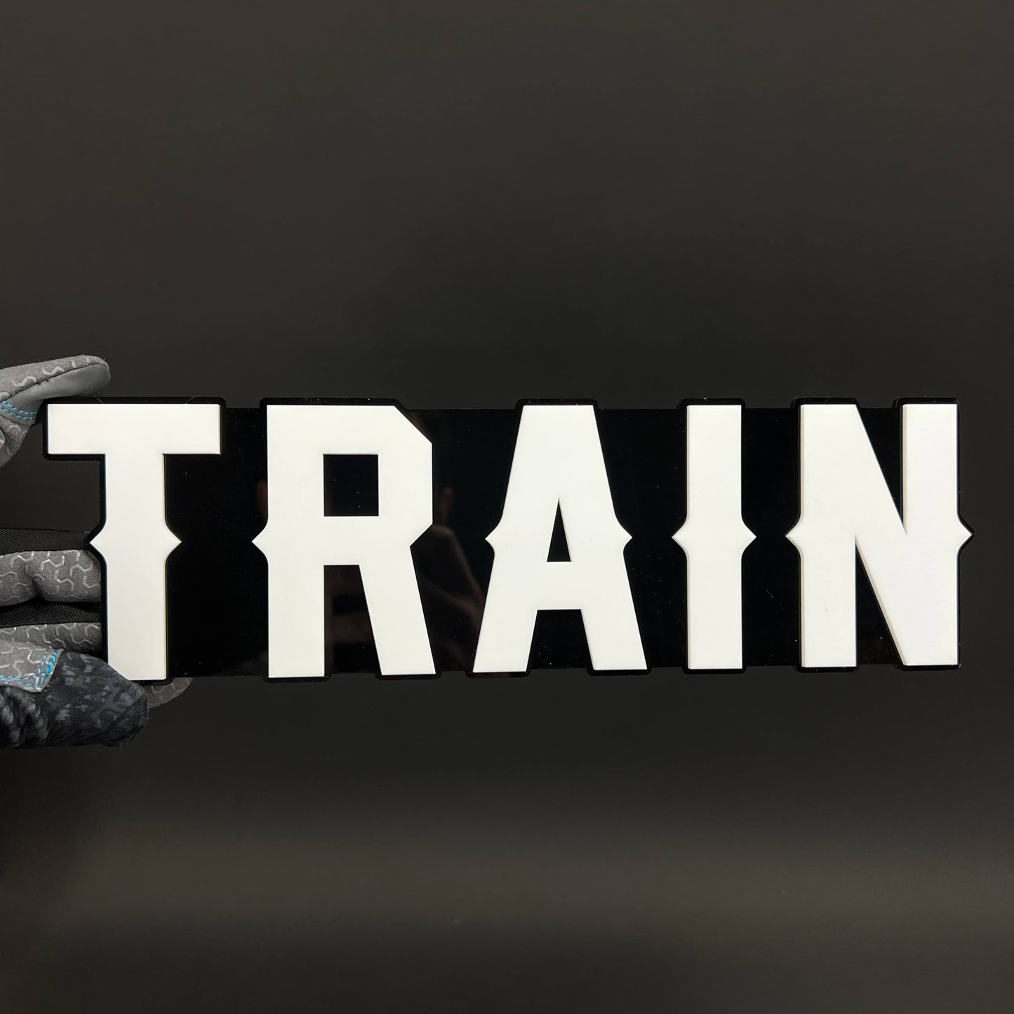 1PC TRAIN 3D Acrylic Badge - Car Truck Emblem Fender Tailgate Trunk Sticker
