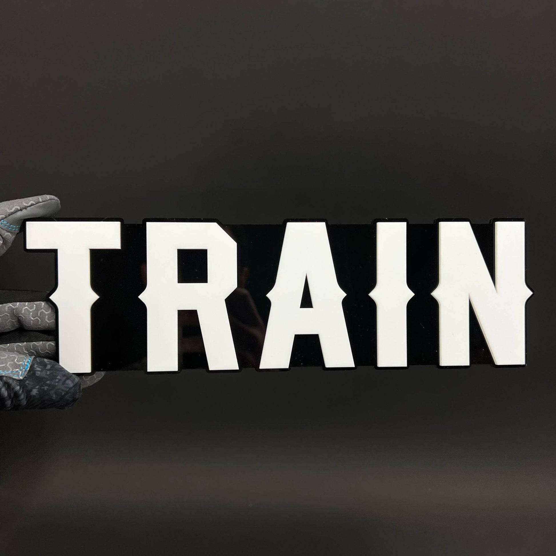 1PC TRAIN 3D Acrylic Badge - Car Truck Emblem Fender Tailgate Trunk Sticker