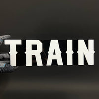 1PC TRAIN 3D Acrylic Badge - Car Truck Emblem Fender Tailgate Trunk Sticker