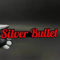 1PC Silver Bullet 3D Acrylic Badge - Car Truck Emblem Fender Sticker