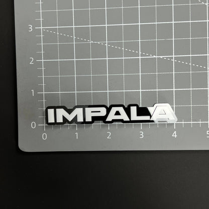 1PC IMPALA 3D Acrylic Badge - Car Truck Emblem Fender Tailgate Trunk Sticker