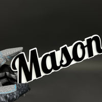 1PC Mason 3D Acrylic Badge - Car Truck Emblem Fender Tailgate Trunk Sticker