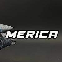 1PC MERICA 3D Acrylic Badge - Car Truck Emblem Fender Tailgate Trunk Sticker