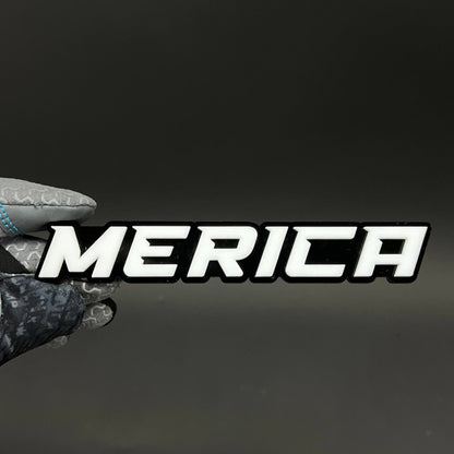1PC MERICA 3D Acrylic Badge - Car Truck Emblem Fender Tailgate Trunk Sticker