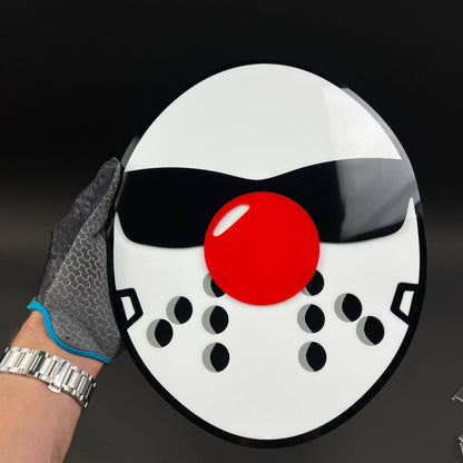 1PC Hockey Mask 3D Acrylic Badge - Car Truck Emblem Fender Sticker