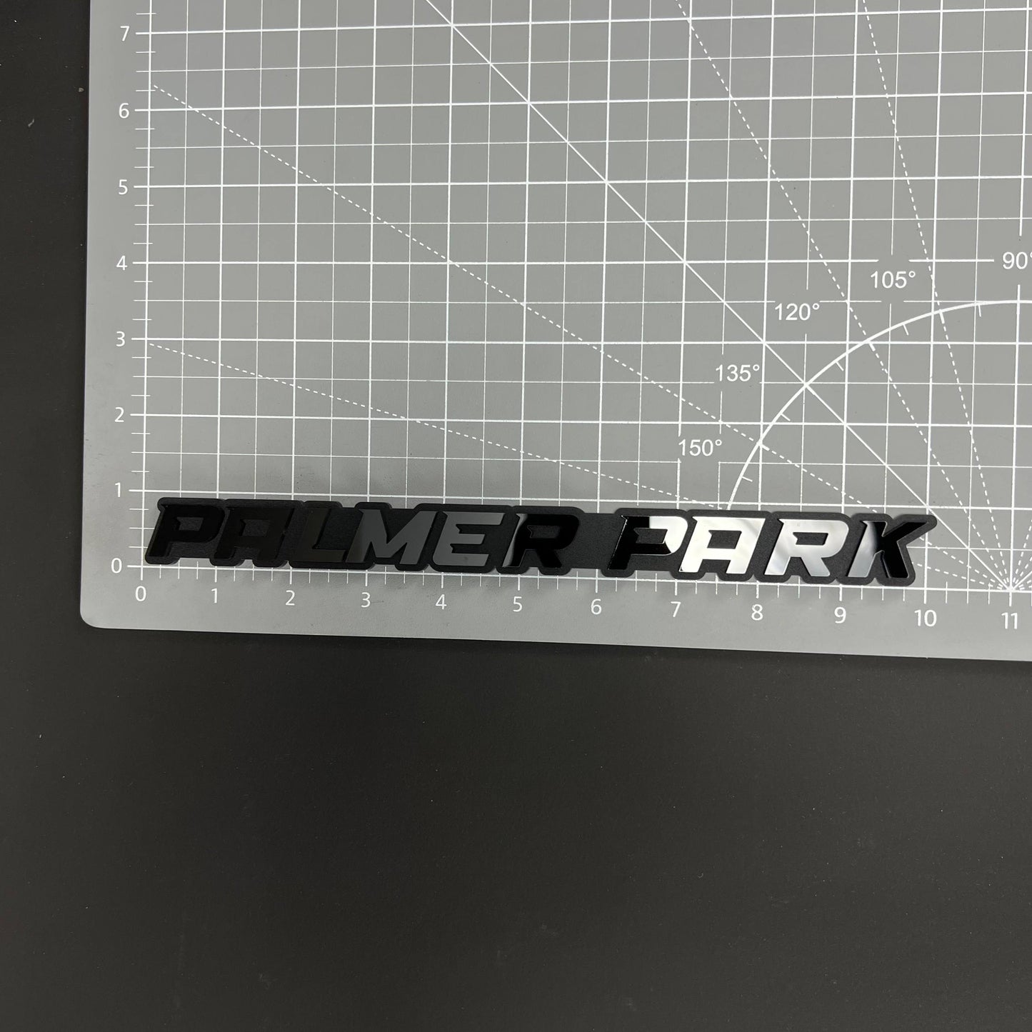 1PC PALMER PARK 3D Acrylic Badge - Car Truck Emblem Fender Sticker