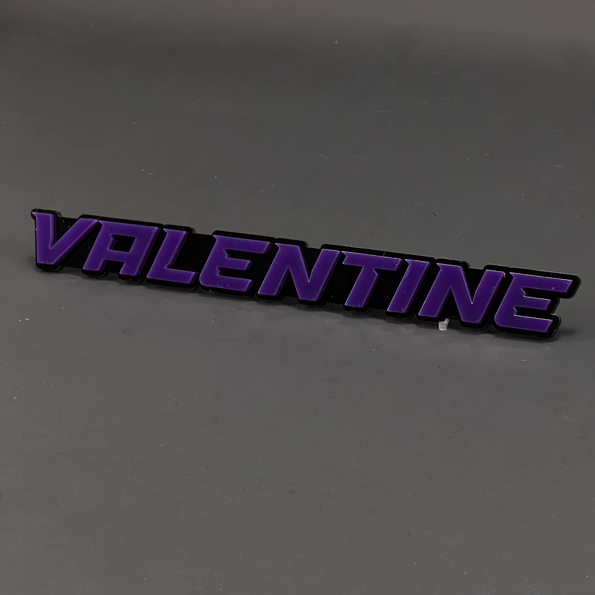 1PC VALENTINE 3D Acrylic Badge - Car Truck Emblem Fender Tailgate Trunk Sticker