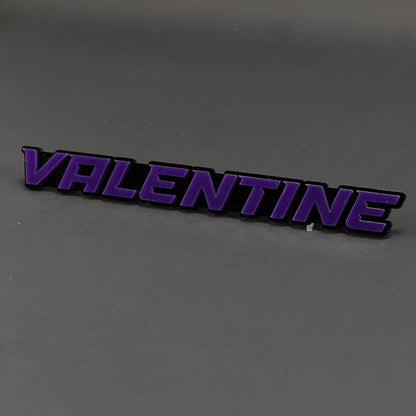 1PC VALENTINE 3D Acrylic Badge - Car Truck Emblem Fender Tailgate Trunk Sticker
