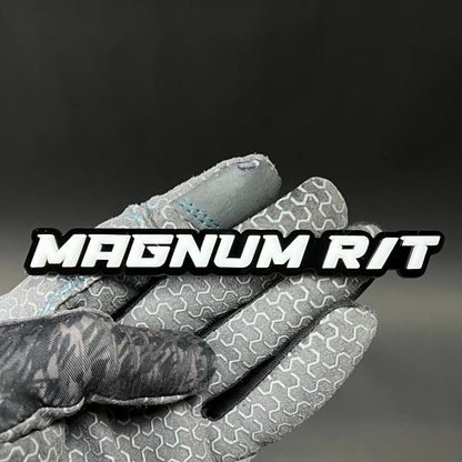 1PC MAGNUM R/T 3D Acrylic Badge - Car Truck Emblem Fender Tailgate Trunk Sticker
