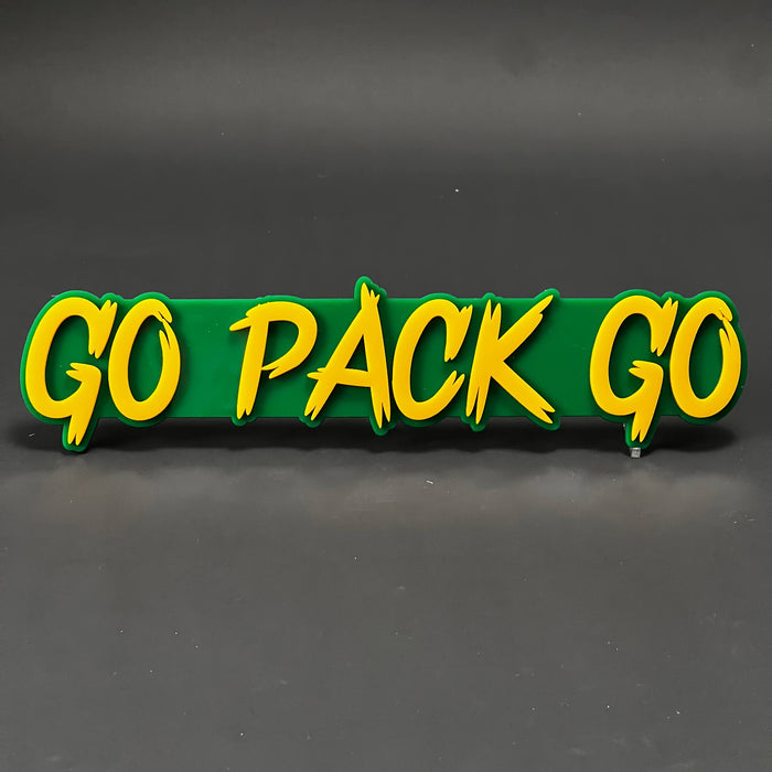 1PC GO PACK GO 3D Acrylic Badge - Car Truck Emblem Fender Tailgate Trunk Sticker
