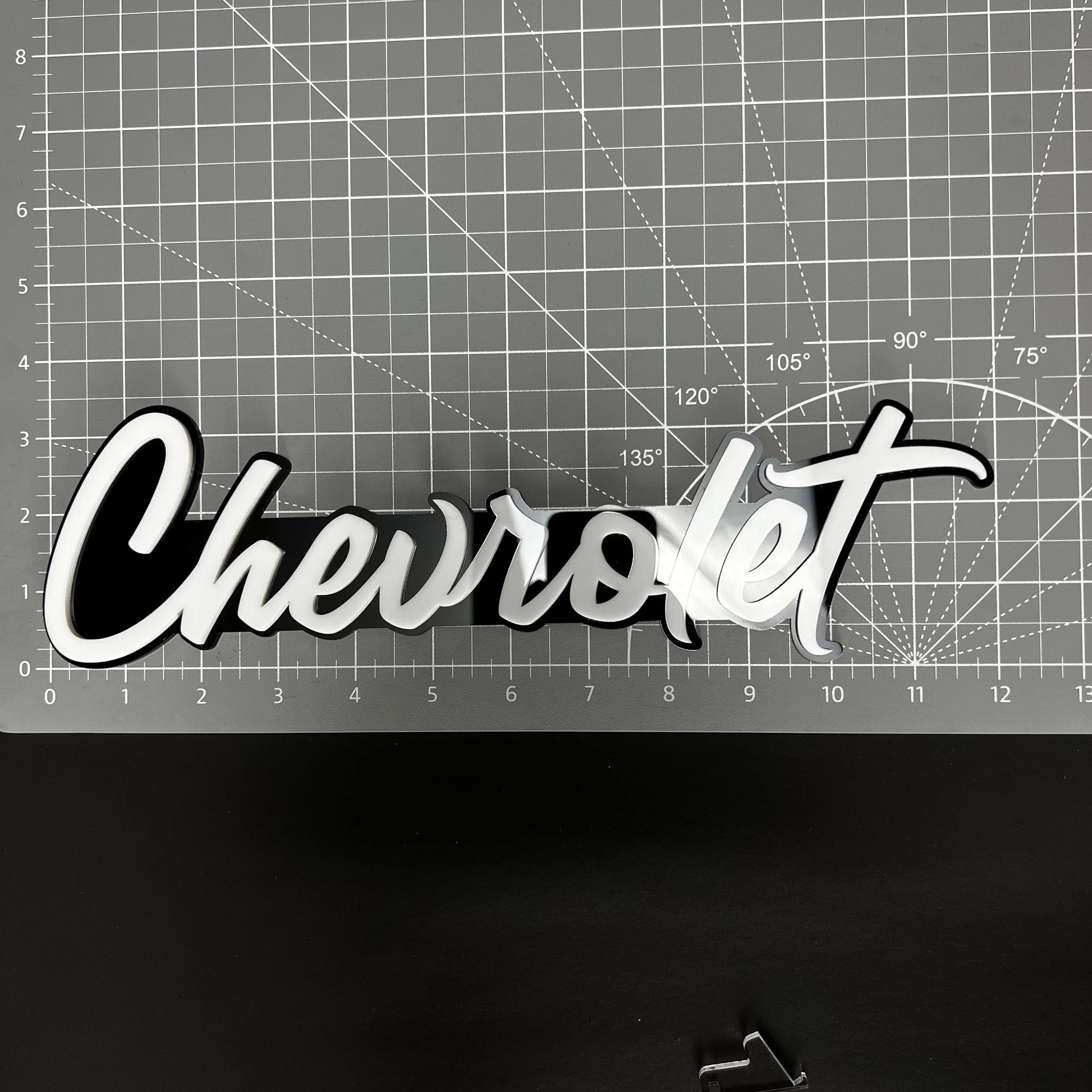 1PC Chevrolet 3D Acrylic Badge - Car Truck Emblem Fender Tailgate Trunk Sticker