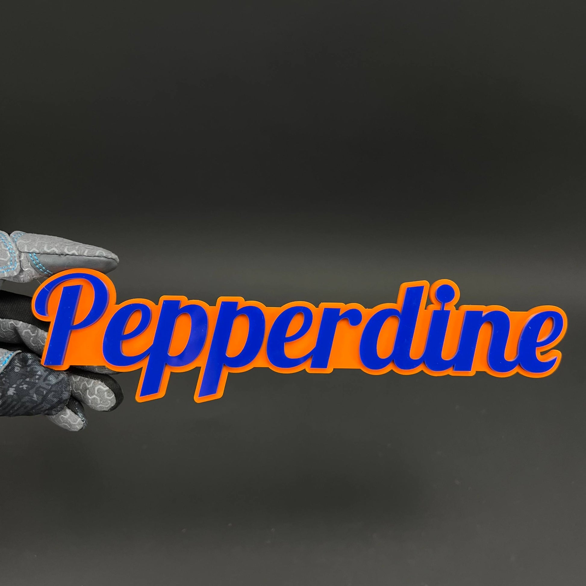 1PC Pepperdine 3D Acrylic Badge - Car Truck Emblem Fender Tailgate Trunk Sticker