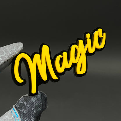 1PC Magic 3D Acrylic Badge - Car Truck Emblem Fender Tailgate Trunk Sticker